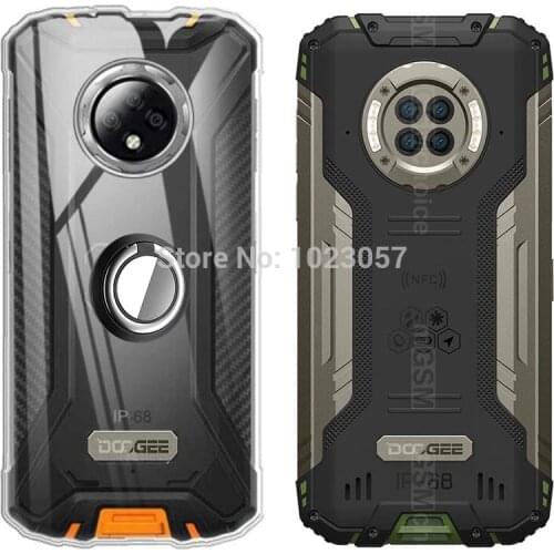 Case For Doogee S96 Pro Ring Kickstand Finger Holder Soft TPU Shockproof Cover Lens Protection For Doogee S96 Pro