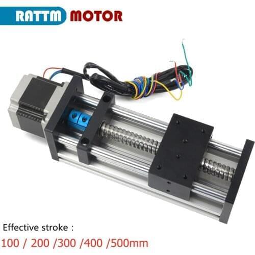 Effective Stroke 200mm Linear Guide Rail Way SFU1605 Ballscrew with 23HS6430 Motor Motion Module for CNC 3D Printer