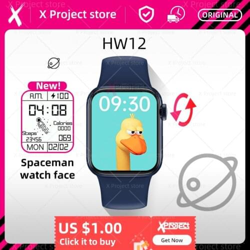 HW12 HW16 Full Touch Smart Watch 44MM 40MM Women Men Smartwatch With Password Split Screen Bluetooth Call PK IWO 12 13 W56 W66