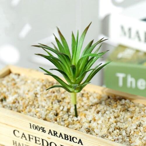 Artificial Succulent Plastic Artificial Plants For Home Garden Balcony Decor Green Fake Plant Succulents Plante Artificielle