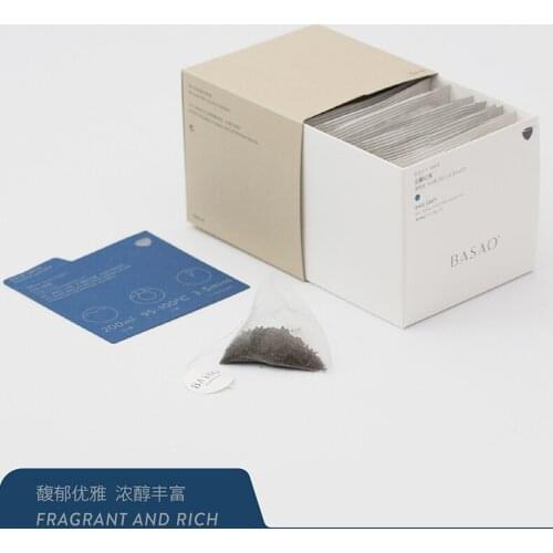 Free shipping 10 packs/box Basao Earl Black Tea Sri Lanka FBOP Raw Leaf Tea Bag Triangle Tea Bag