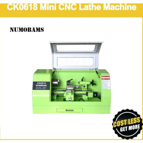 NUMOBAMS Mach3 Control CK0618 Mini DIY&Education CNC Lathe Machine