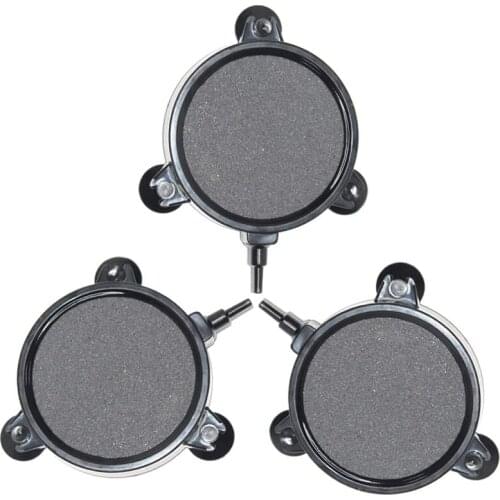 Bubble Diffuser with Suction Cups for Decorative Air Stones in Fresh Water/Salt Water Tanks and Ponds 3 Packs