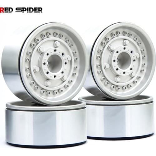 RS-RC Metal 1.9 Beadlock Wheel Rim new design Wheel Hub for 1:10 RC Crawler Axial SCX10 II 90046 AXI03007 TRX-4 Tamiya MST