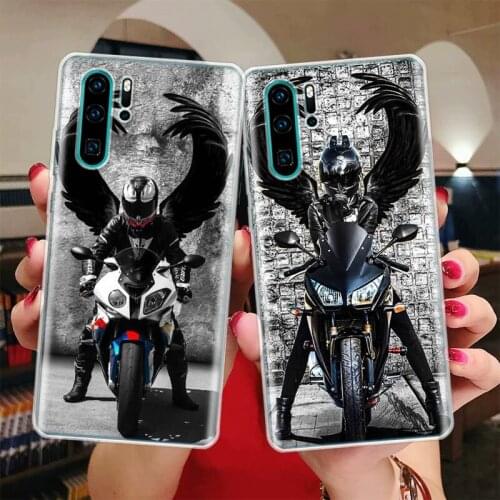 Track Motorcycle Cross Fly Silicon Phone Case For Huawei Honor 10 9 20 Lite Y5 Y6 Y7 Y9 9X 8X 8S 8A 7X 7A 7S Pro + 10i20i Coque