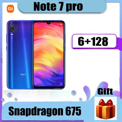 Smartphone Xiaomi redmi note7 pro mobile phone Snapdragon 675 with 48.0 MP Camera Fingerprint Quick Charge 4.0 Fast charging 18W