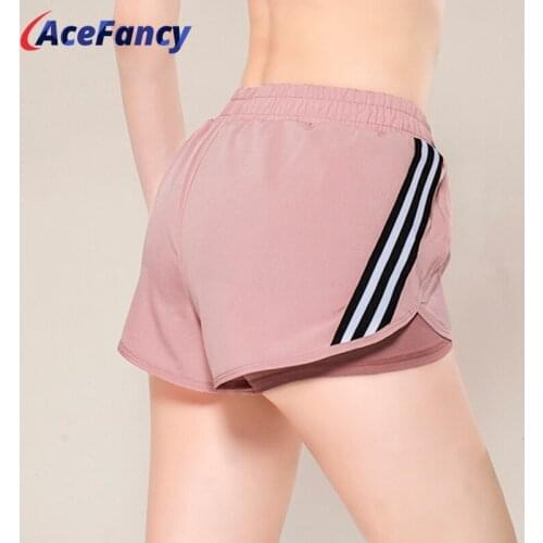 Acefancy Fitness Sports Shorts Womens Breathable Double Layer Yoga Shorts 2082 Women Summer Short Workout Fitness Sportwear