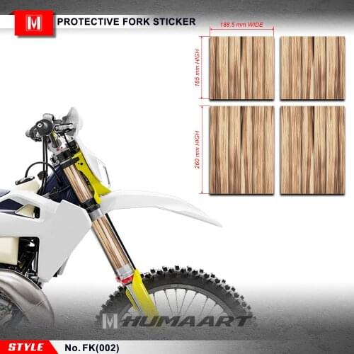 HUMAART Fork Suspension Decals Vinyl Stickers Graphics for Off-Road Dirt Bike Enduro Motocross MX Racing