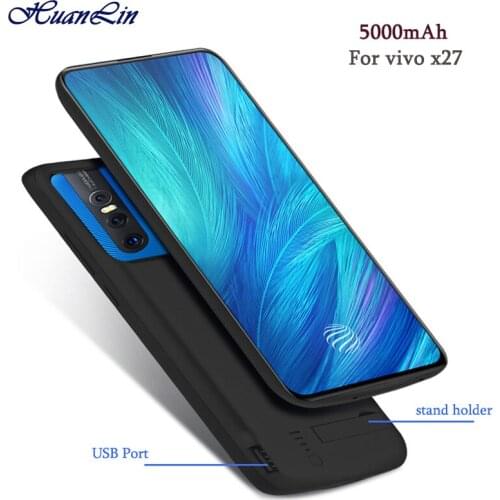 5000mAh Power Bank Battery Charger Case For vivo x27 Case External Backup Charging Cover For vivo x27 Battery Case with USB Port