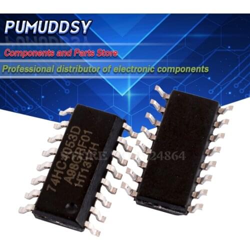 10PCS 74HC4053 74HC4053D Chip SOP-16 demultiplexer IC
