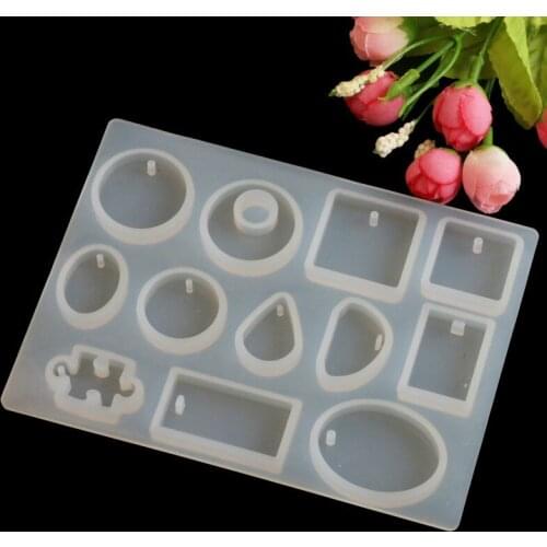 12 Styles Handmade Cabochon Silicon Mold Mould For Resin Jewelry Making DIY Craft