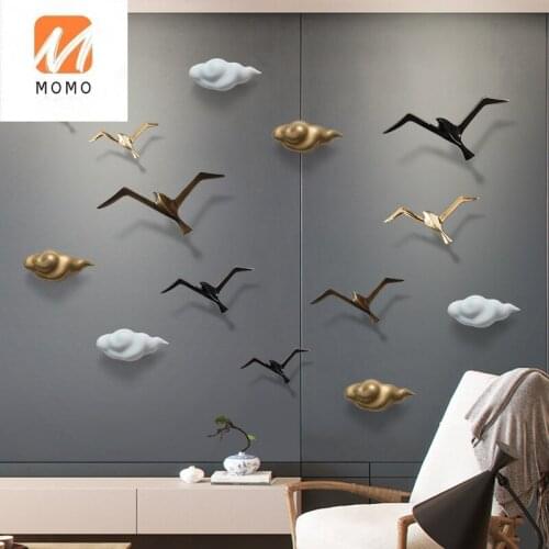 American Light Luxury Pure Copper Creative Bird Seagull Wall Hanging Wall Decorations Wall Personalized Creative Pendant