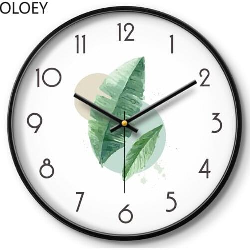 Large Metal Wall Clock Kitchen Silent Living Room Nordic Modern Creative Art Clock Wall Hanging Modern Decor Europe Wall Clocks