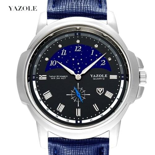 Luxury Sport Mens Clock Stainless Steel Quartz Watches Man New YAZOLE Brand Watch Men Wristwatch Dropshipping Relogio Masculino