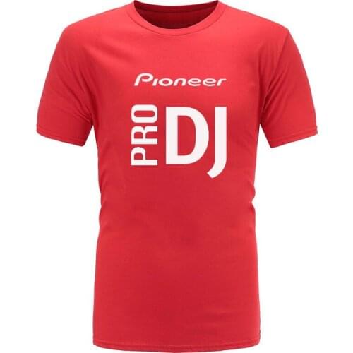 Hot sale DJ Pioneer PRO T Shirt Men 100% Cotton Printed T-shirt Casual Funny Tops Tees Short Sleeve Cool tshirt