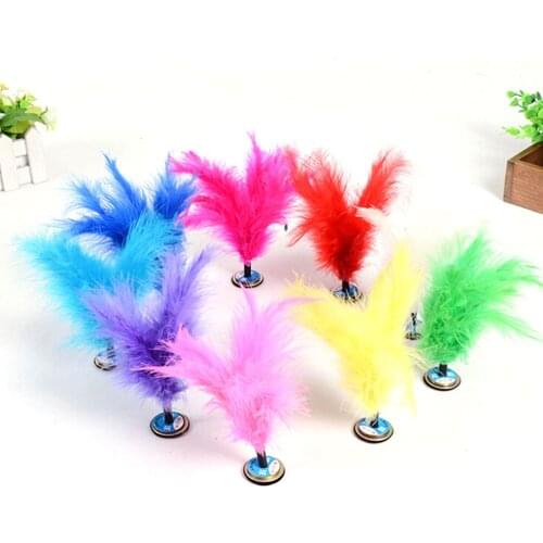 Chinese Traditional Sports Jianzi Toy Play Exercise Leg Muscle Strength And Body Flexibility Sport Kick Shuttlecock Random 1Pc