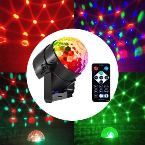 Mini RGB Disco Light DJ LED Laser Stage Projector red blue green Lamp USB Rechargeable Wedding Birthday Bachelor Party DJ Lamp