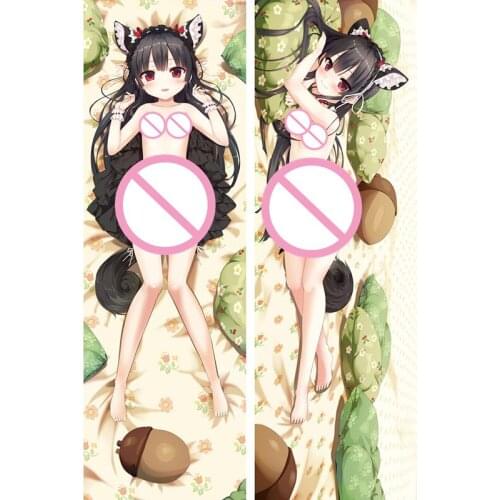 MMF galgame Maitetsu sexy Houshou Kisaki Migita Makura & Minokasa Nagi Sawai Natsuha Pillow Cover Maitetu Dakimakura Pillowcase