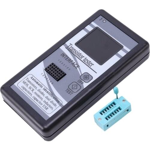 Multi-Purpose Transistor Tester 128 x 160 Diode Thyristor Capacitance Resistor Inductance MOSFET ESR LCR Meter TFT Color Display