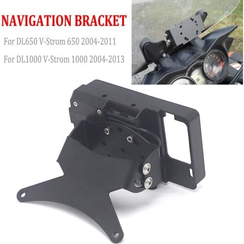 Navigation Bracket USB and Wireless Charging For SUZUKI V-strom Vstrom 1000 DL 1000 DL1000 2004-2013 Motorcycle Phone GPS Stand