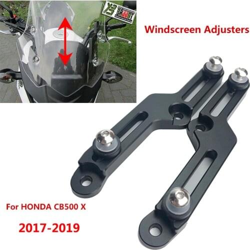 New 2019 For HONDA CB500 X CB500X 2017 2018 2019 Motorcycle Accessories Windscreen Adjusters Airflow Adjustable Windscreen Wind