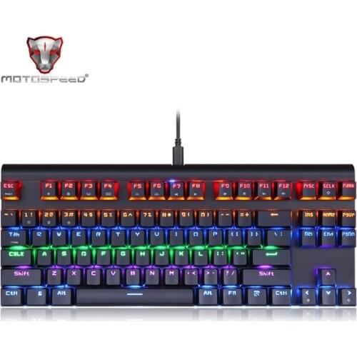 Official Sale! MOTOSPEED K83 Profession Game Mechanical Keyboard USB/Bluetooth Dual-mode with LED Light 87 Keys for All User