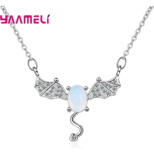New Fashion Necklace Demon Devil 925 Sterling Silver Pendants Short Long Women Colar Gift Jewelry Choker Necklaces Wholesale