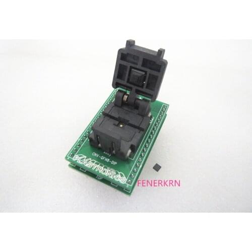 Clamshell QFN8 08QN50S23030 08QN50T2202 08QN65T33030 IC Burning Test Adapter seat Socket bench in the stock free shipping