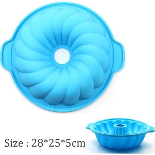 Silicone Cake Pan Mold bakeware molds For Cake Cookies Fondant Candy Silicone baking 3D DIY Molds good quality Pan 8-10INCH PAN