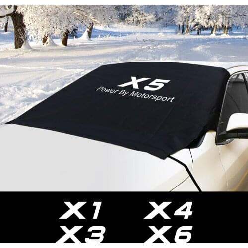 Car Windshield Snow Ice Block Sunshade Cover For BMW X5 E70 F15 G05 X1 F48 X3 F25 X6 E71 X2 F39 X4 F26 X7 G07 Auto Accessories