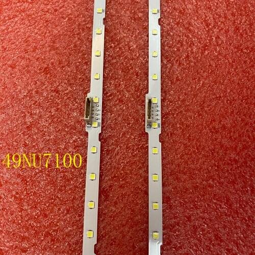 LED Backlight Strip(2) for Samsung UE49RU7300 UE49NU7300U UE49NU7105 UE49NU7670U UN49NU7100 UN49NU7100AG UN49NU7100G UN49NU7300