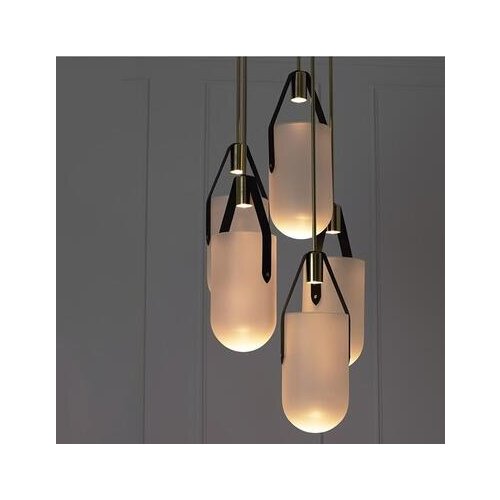 Double-engraved version of foreign designers single creative glass restaurant bar creative chandelier led