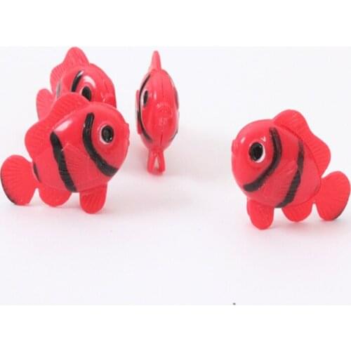 Red Fish Decorations Ocean Landscaping Lovely Animal Moss Micro-Landscape Furnishings