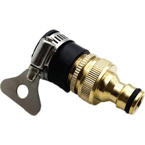 3in1 Universal Connector Faucet Adapter 4/6 Points Multi Function Nipple Connector Brass Hose Connector Hose Coupler Connect