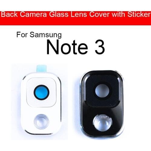 Rear Camera Glass Lens With Sticker Glue For Samsung Galaxy Note 3 Back Camera Lens Cover Flex Ribbon Replacement Repair Parts