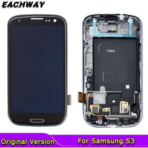 100% Test For SAMSUNG Galaxy S3 LCD Display i9300 i8190 Touch Screen Digitizer Replacement For SAMSUNG Galaxy S3 Min LCD Screen