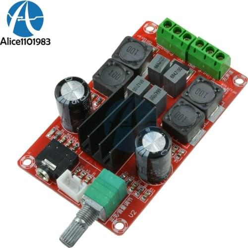 2*50W DC 24V Dual 2 2CH Channel Stereo Power Amplifier Board Module TPA3116D2 TPA3116 High End Digital Power Amplifier