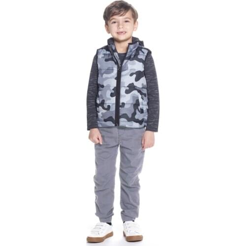 2020 Autumn Children Warm Polyfill Vest Baby Waistcoat Kids Outerwear Vest Children Clothing Boys camouflage Jackets Vest