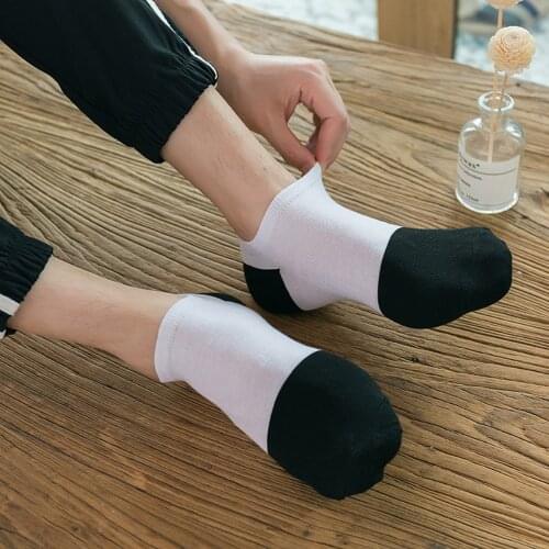 3 Pairs/Lot Casual Mens Socks New Style Spring/Summer Male Boat Socks Breathable Sweat Absorbing Cotton Short Ankle Socks Boys