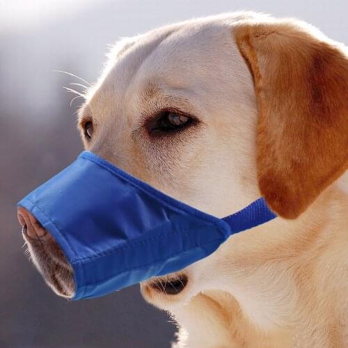 Wholesale3pcs/lots Dog Muzzle Anti-bite Anti-ingestion Waterproof Adjustable Mask Training Equipment Pet Supplies