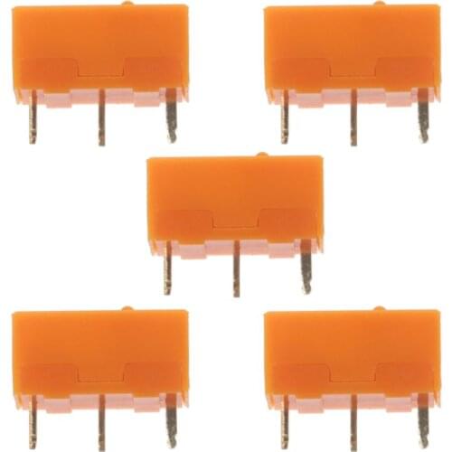 5Pcs Original TTC Gold Silver Micro Switch Mouse Button Accessories 30 Millions Lifetime