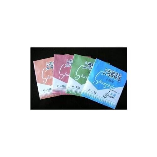 50 Sets Brand Shanghai Stainless Steel Violin Strings / violin strings full set of strings,for 1/10 1/8 1/4 1/2 3/4 4/4 violin
