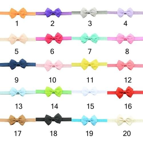 60 pcs/lot , Grosgrain Ribbon Bow Headband , Birthday Gift