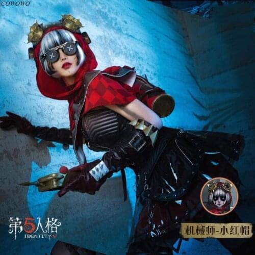 Anime! Identity V Tracy Reznik Little Red Riding Hood Battle Suit Lovely Uniform Cosplay Costume Halloween Outfit Free Shipping