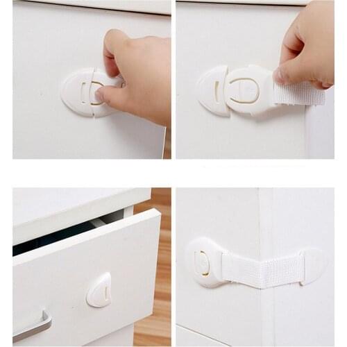 Child protection security lock Multi-function Baby Anti-clip Cabinet Door Drawer lock Protection Security Supplies