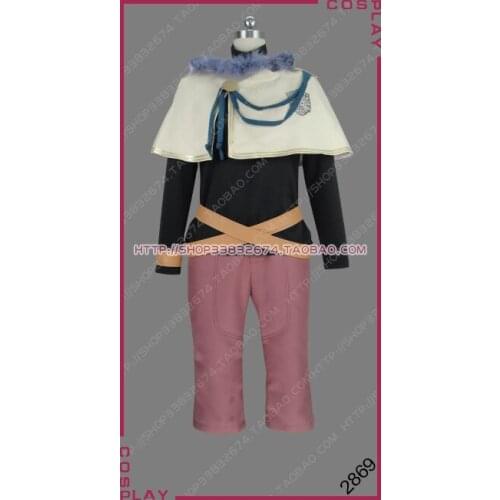 Black Clover: Quartet Knights Magic Knight Golden Dawn Royal Knights Squads Yuno Uniform Outfit Cosplay Costume S002