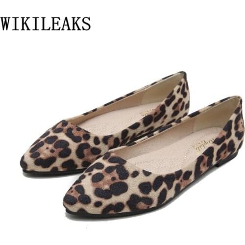 Autumn Espadrilles Designer Women Boat Shoes Luxury Brand Harajuku Flat Shoes Women Zapatillas Mujer Casual Leopard Shoes Women