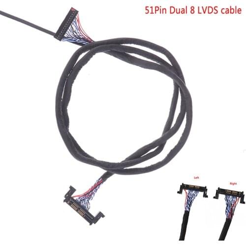 FIR-E51PIN LVDS cable 2 ch 8-bit 51 pins 51pin dual 8 LVDS cable LCD panel hot sale