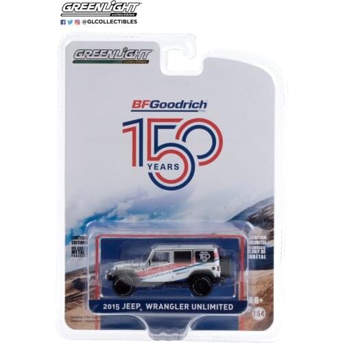 GreenLight 1:64 2015 Jeep Wrangler Unlimited Alloy model car Metal toys for childen kids diecast gift