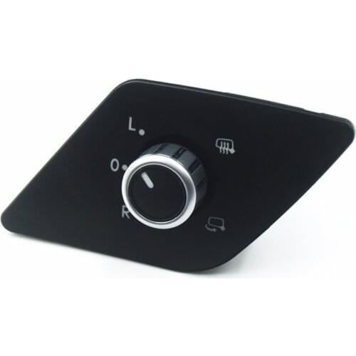 Chrome Mirror Adjust Control Switch W/Heat For Volkswagen Jetta MK6 High Version 2010 2011 2012 2013 16D959565A 5C7 959 565G